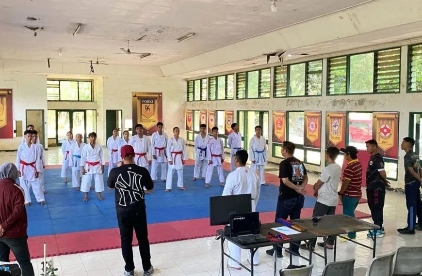 Atlet Karate Kepri Jalani Simulasi Persiapan Kejurnas PB FORKI